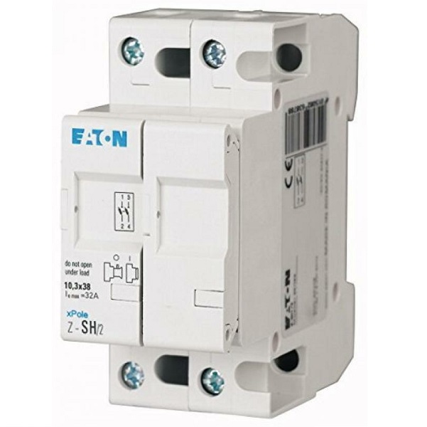 Portafusibile DIN 2P 10,3x38 32A